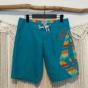 Y2K Volcom Miss Mod Board Shorts Sz 3